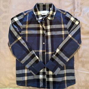 Burberry boys shirt size 8Y